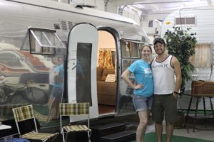 Chris and Emmelyn at the Airstream museum